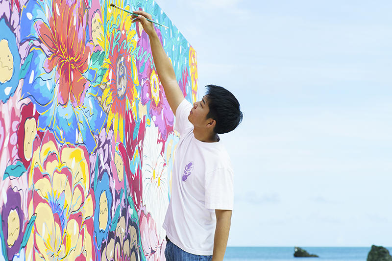 02【バンタカフェ】海辺のアートフェスティバル_ライブペイント　HAYATO.jpg
